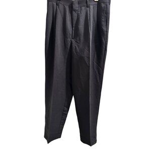 🍒 2/$20 🍒 City Streets Mens Black Pleated Trousers 32x30